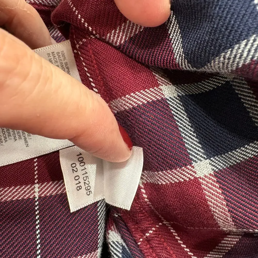 Brooks Brothers‎ Mens Size M Regent Shirt Button Up Plaid Non Iron Supima Cotton